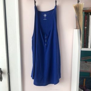 Blue tank top